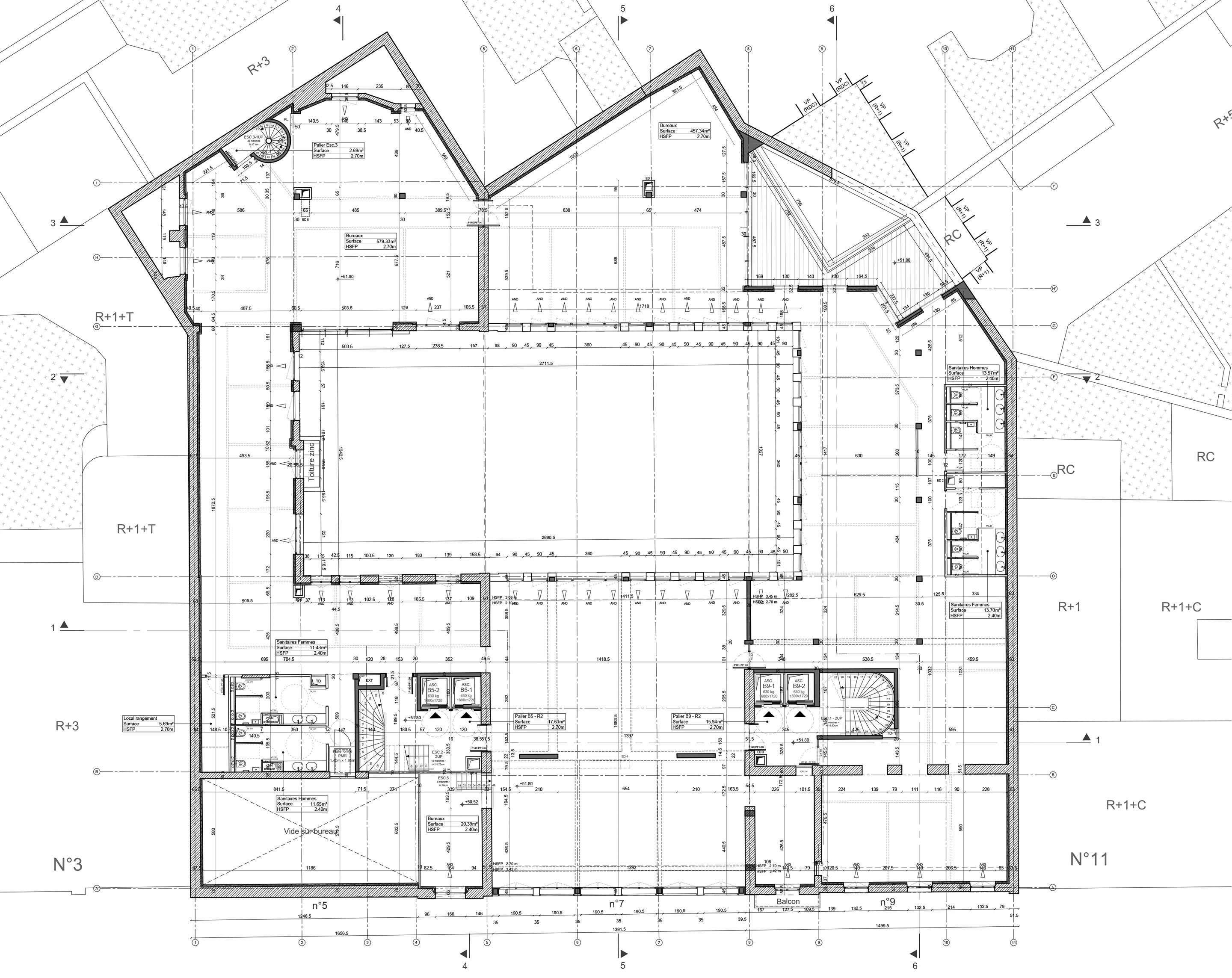 Querencia | Atelier d'architecture | Siège de Shearman and Sterling | Plan